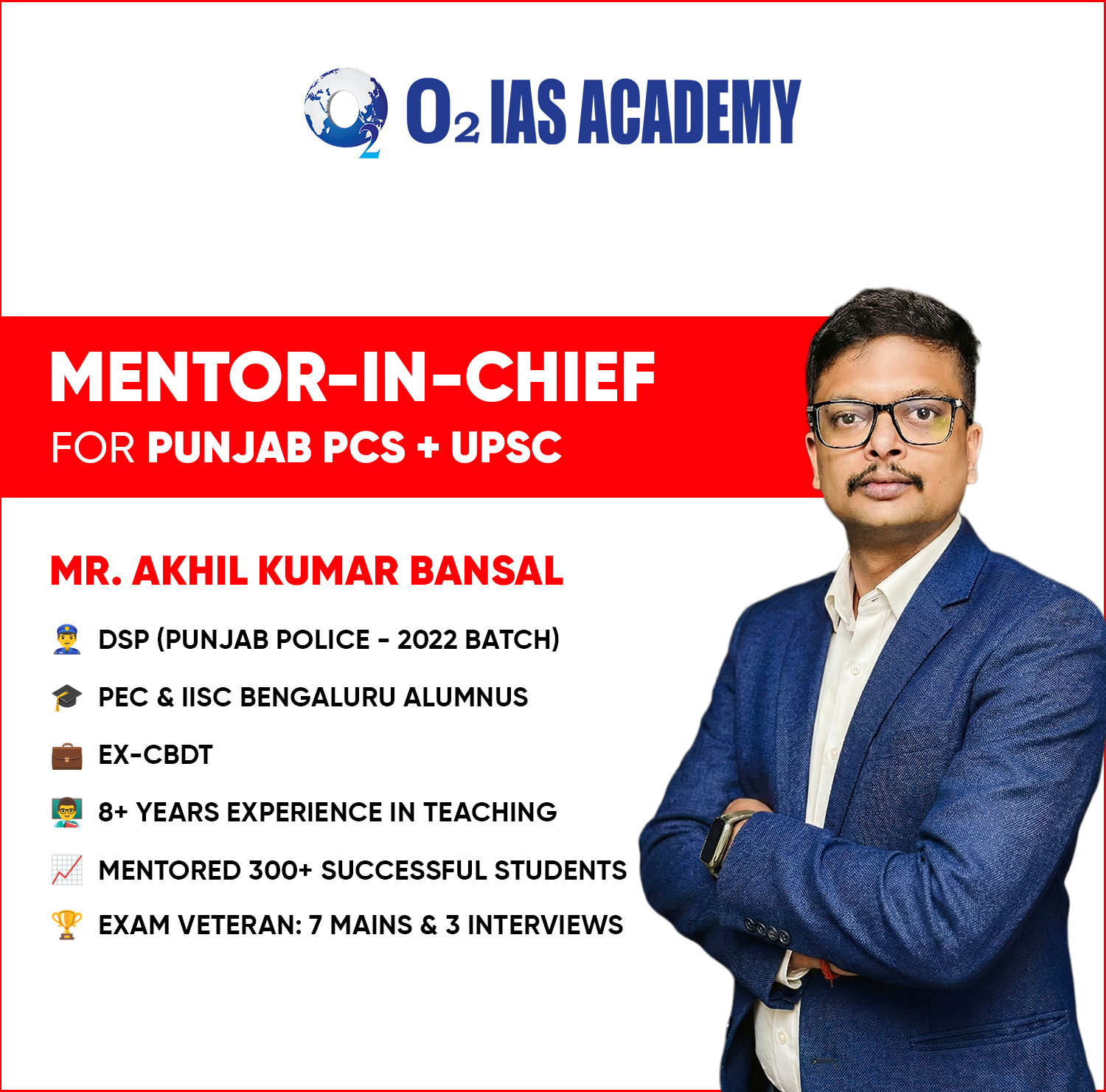 Punjab PCS Mains Mentor — Mr. Akhil Kumar Bansal