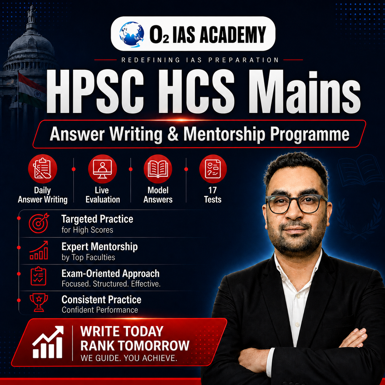 HPSC HCS Mains Answer Writing and Mentorship Programme by O2 IAS Academy